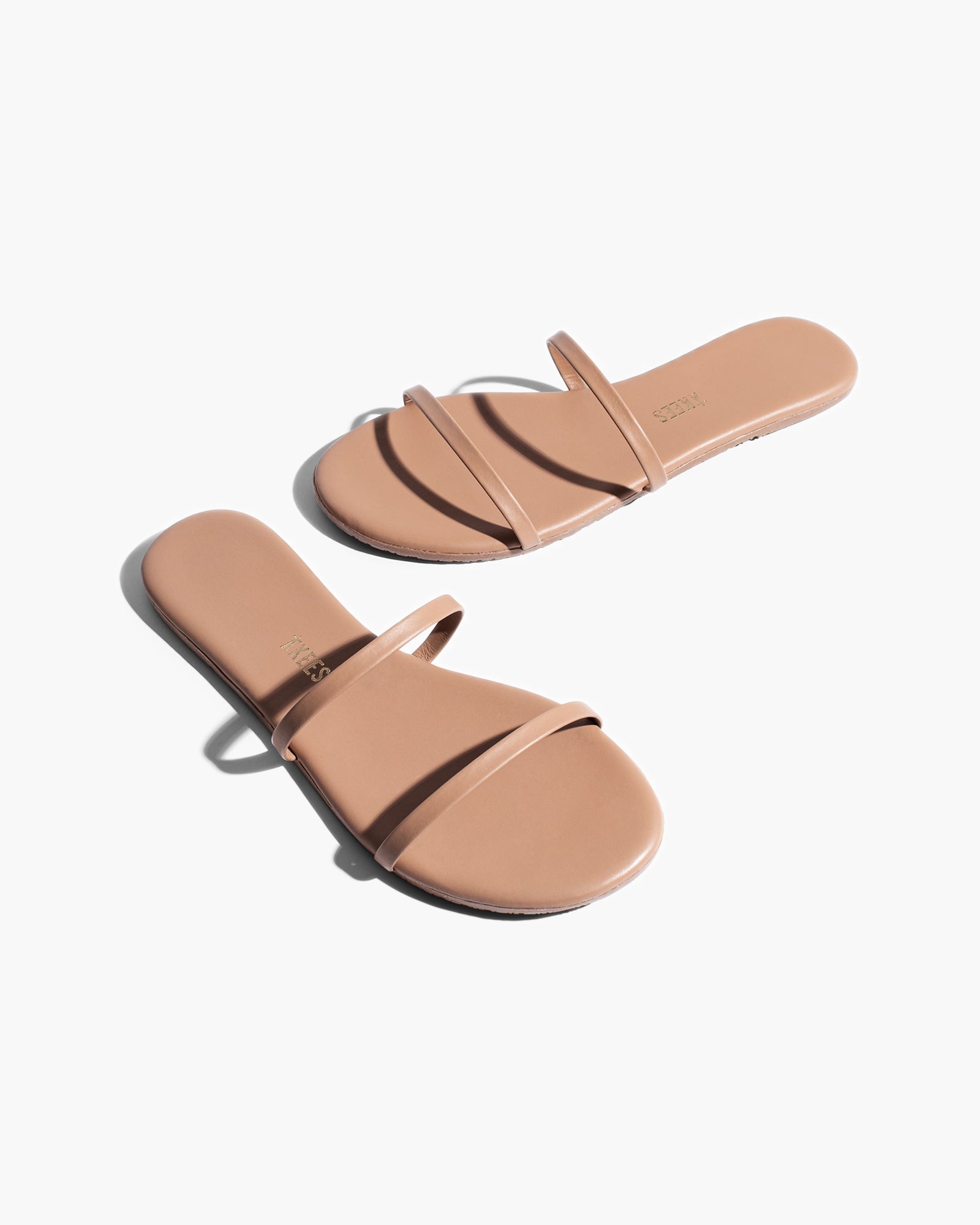 Rose Gold Women's TKEES Gemma Sandals | 106329-NRG