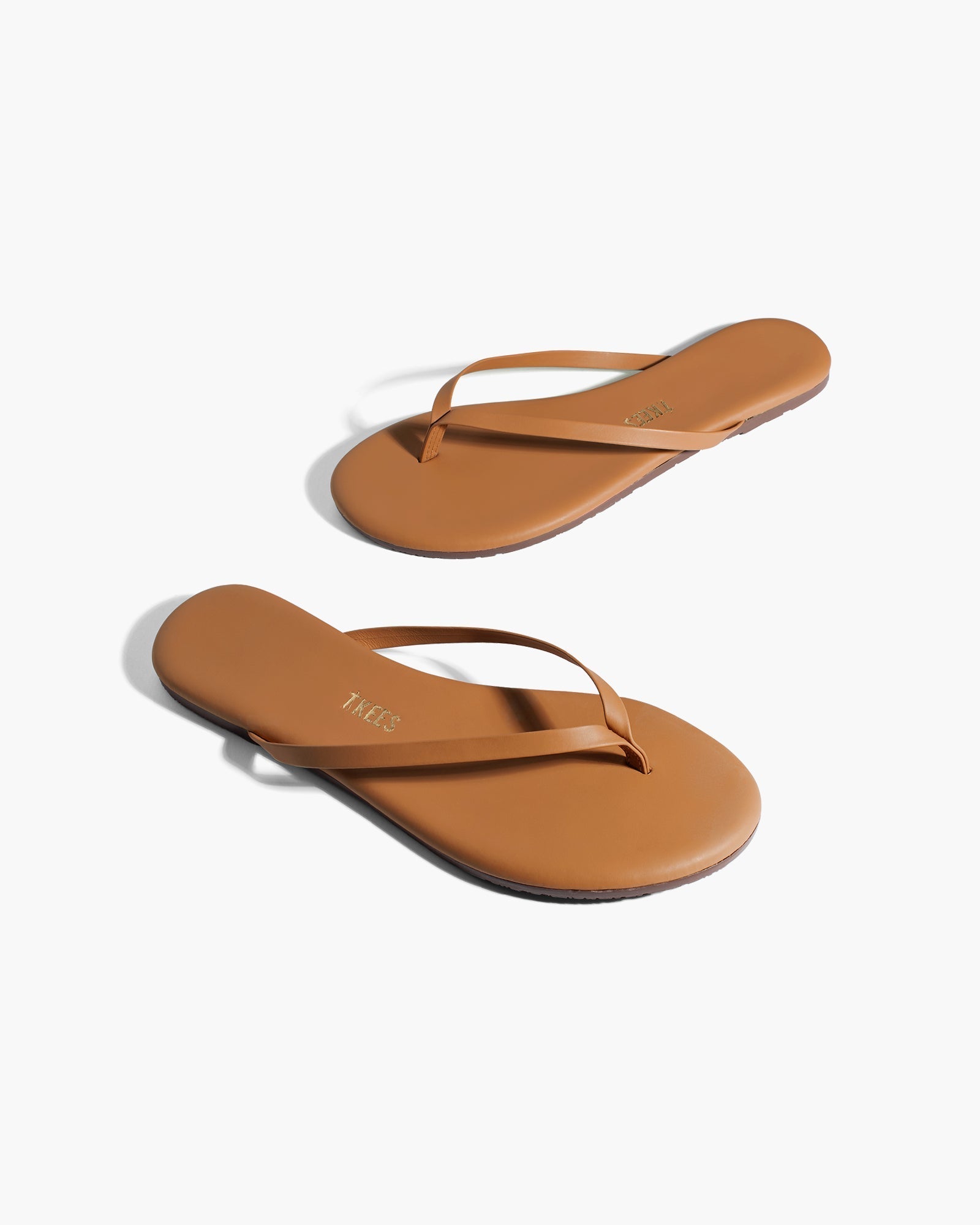 Rose Gold Women's TKEES Lily Vegan Flip Flops | 239654-EJQ