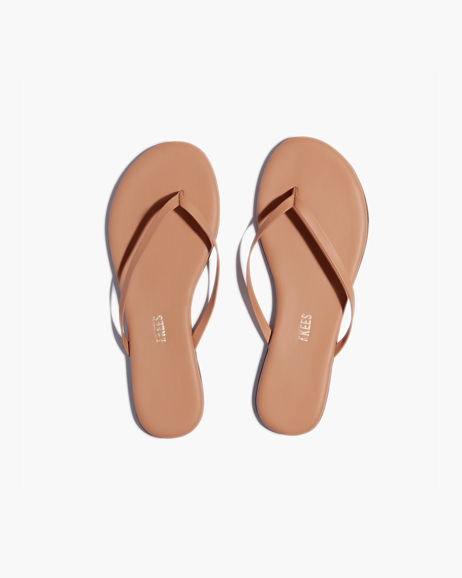 Rose Gold Women\'s TKEES Lily Vegan Flip Flops | 938514-JMA