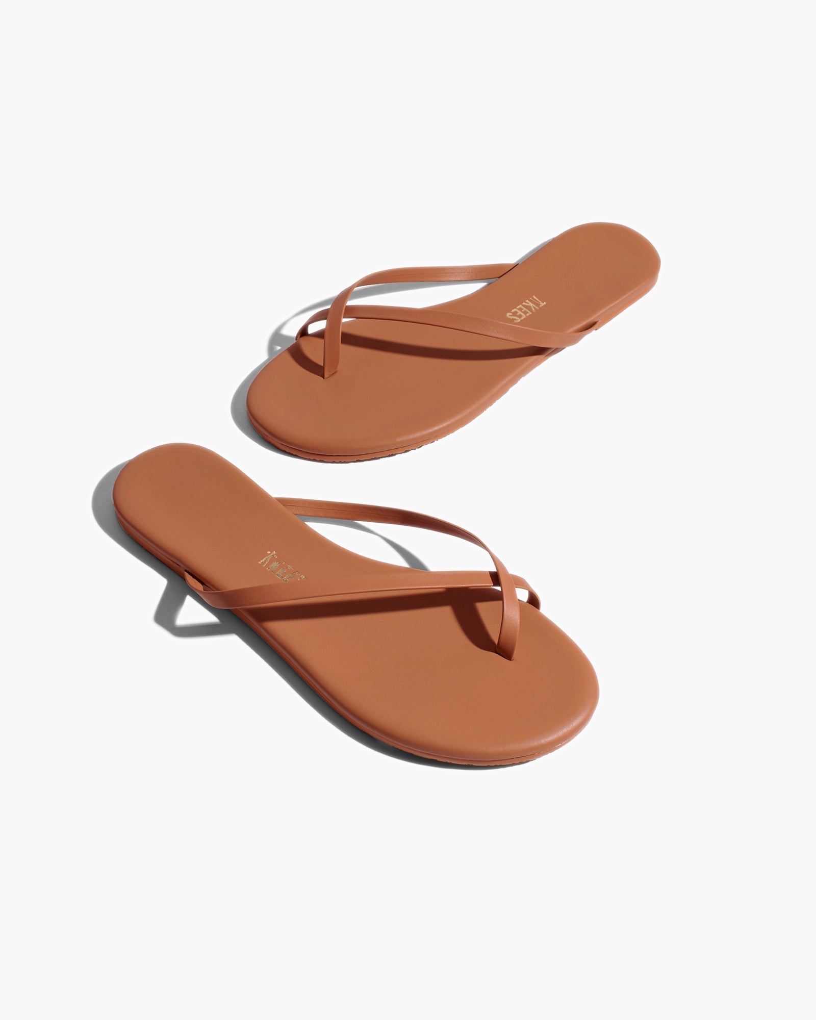 Rose Gold Women's TKEES Riley Sandals | 614273-YFJ