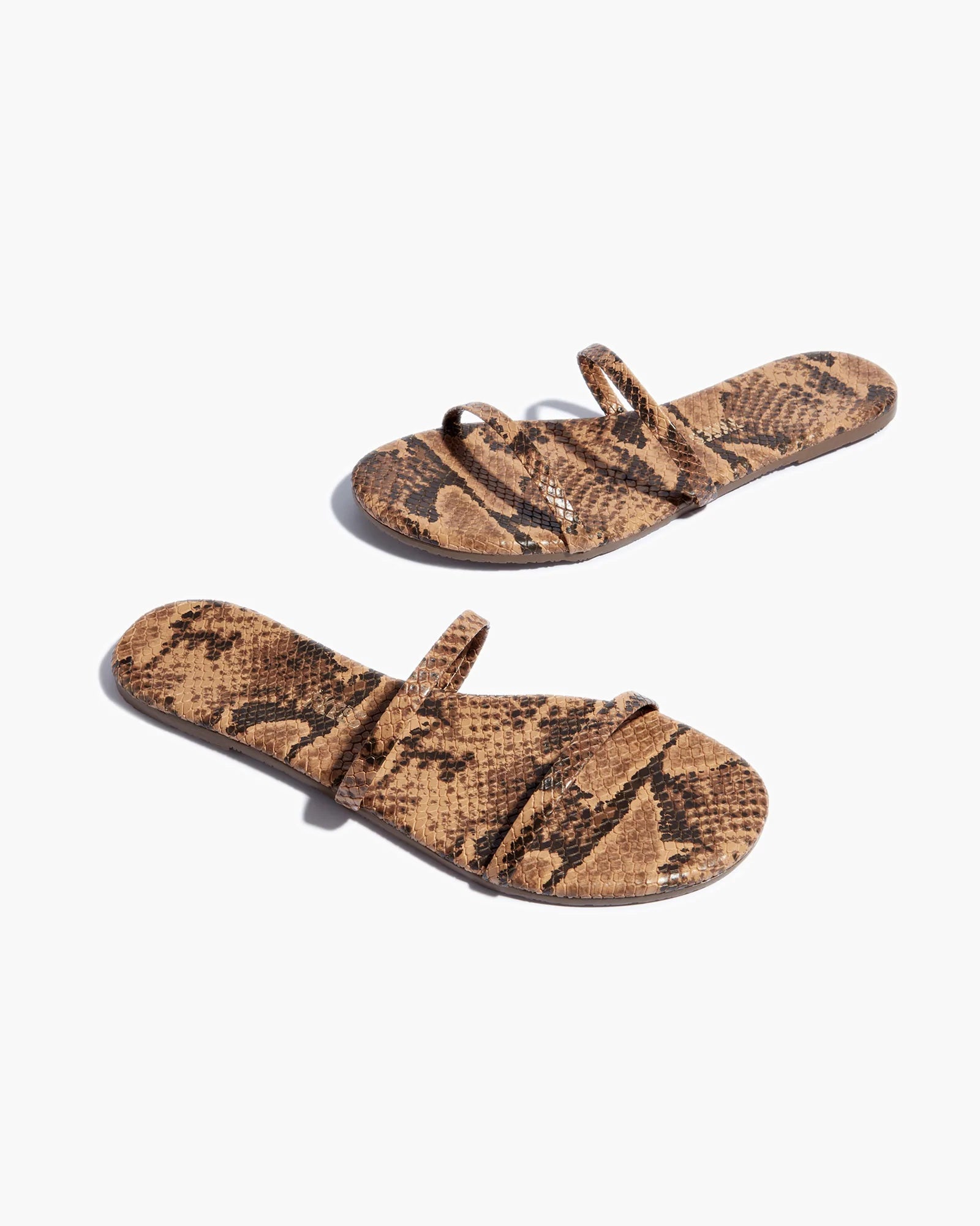 Snake Women's TKEES Gemma Vegan Animal Sandals | 342751-AOB