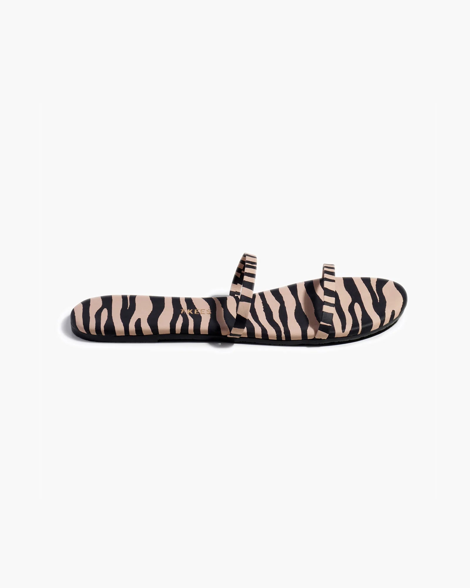 White / Black Women's TKEES Gemma Animal Sandals | 028569-QFK