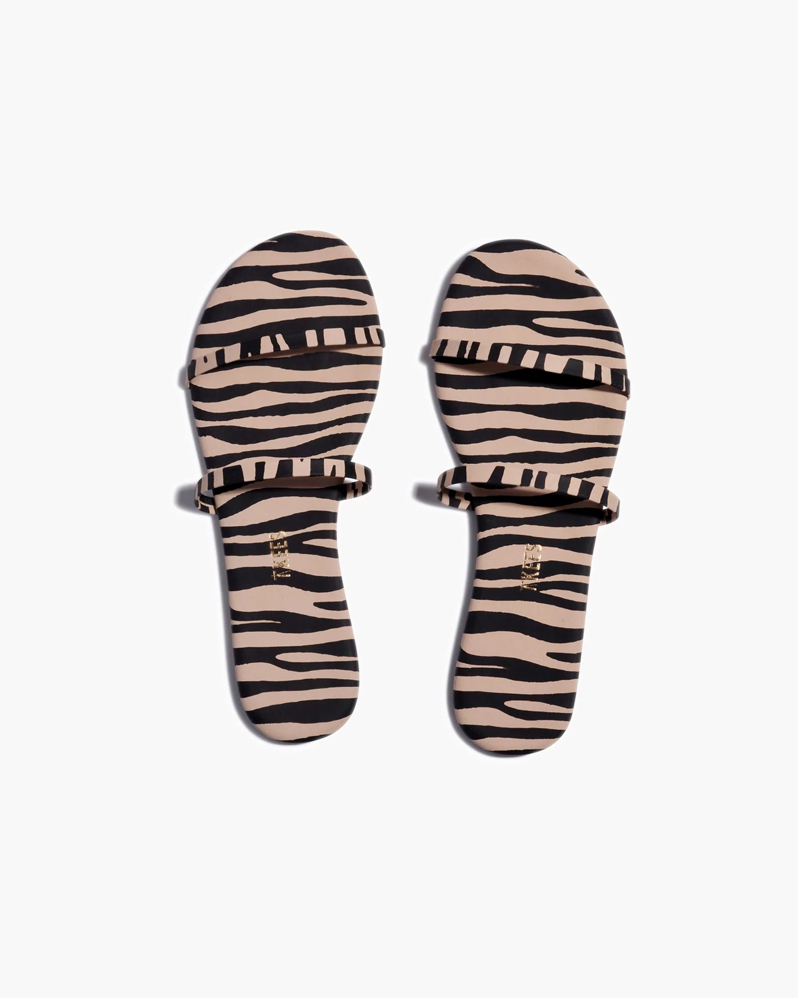 White / Black Women\'s TKEES Gemma Animal Sandals | 028569-QFK