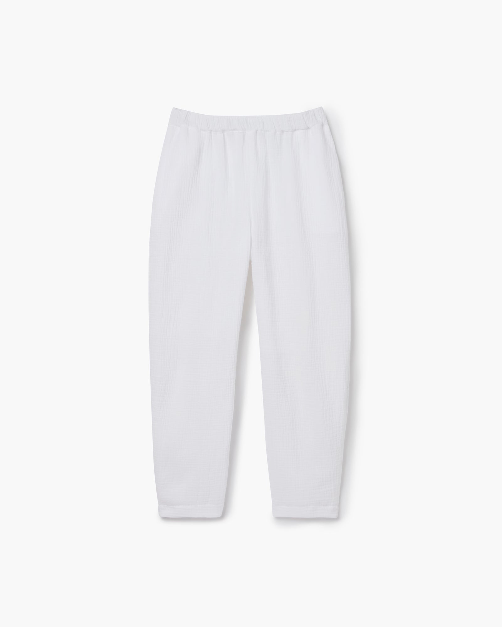 White Women\'s TKEES Gauze Pants | 364807-SXH