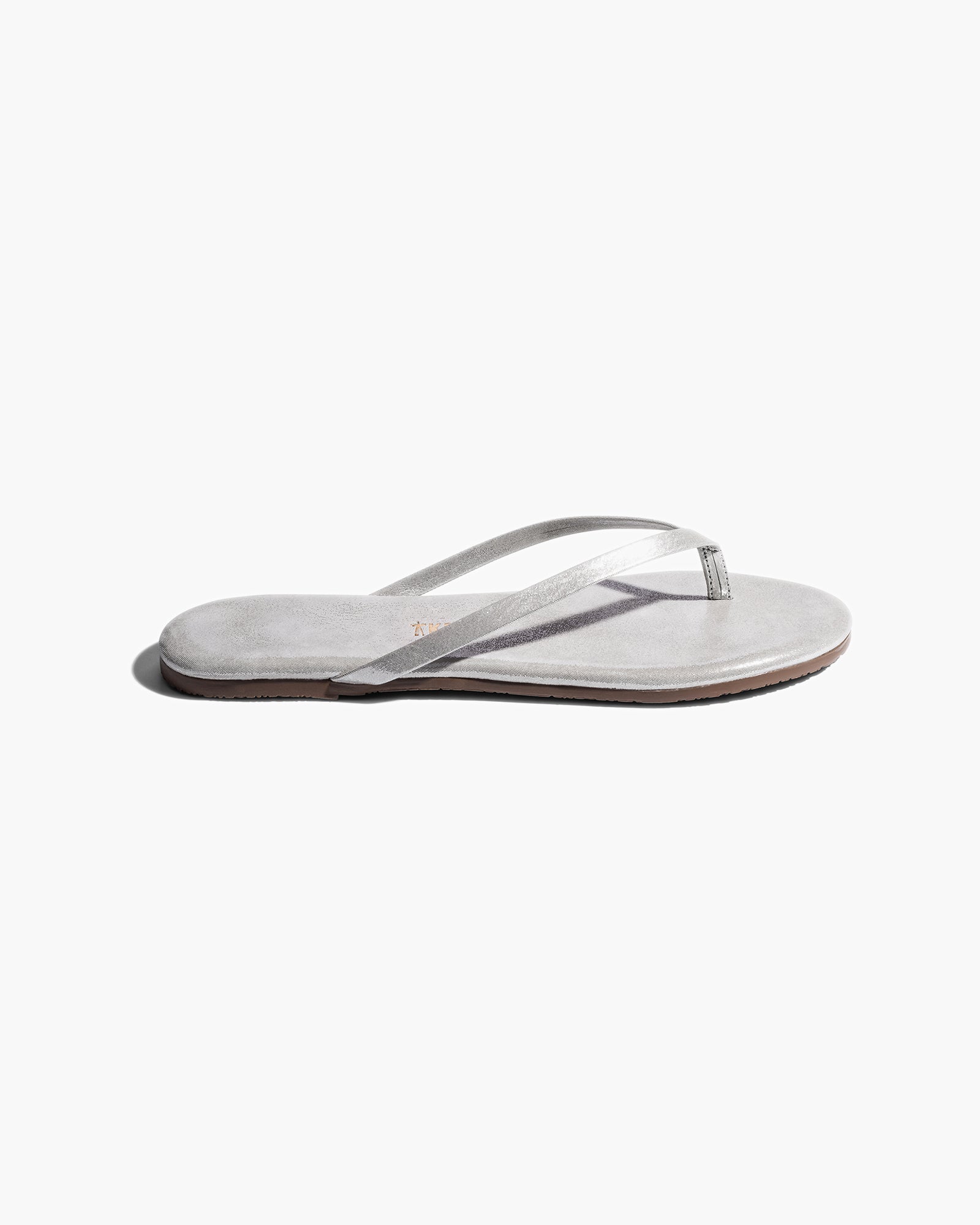 White Women's TKEES Lily Glitters Flip Flops | 854102-PFS