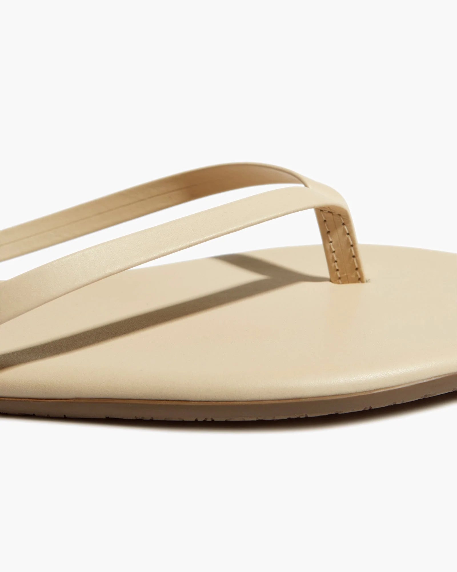 White Women's TKEES Lily Nudes Flip Flops | 621708-VFI