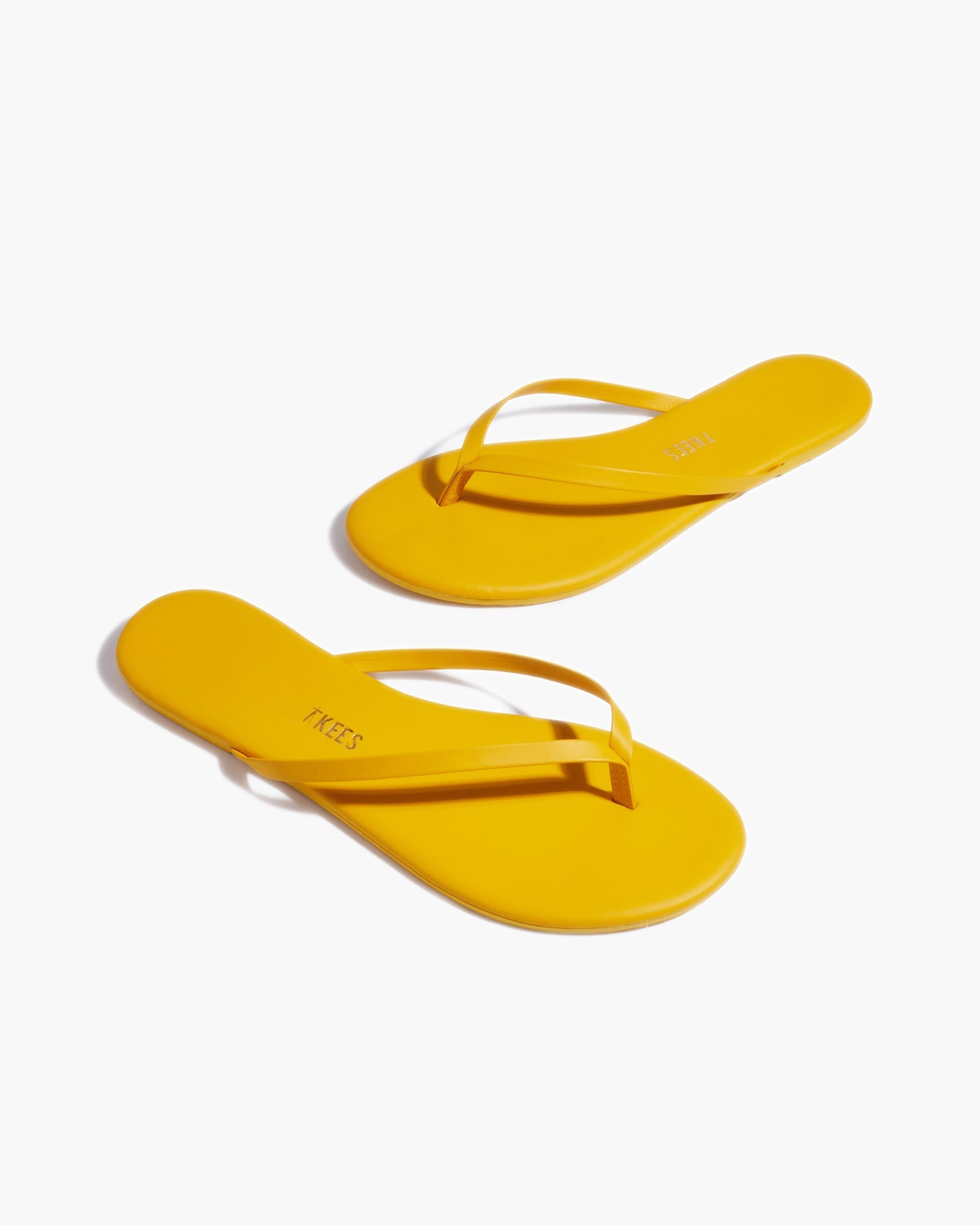 Yellow Women's TKEES Lily Pigments Flip Flops | 076951-PNB