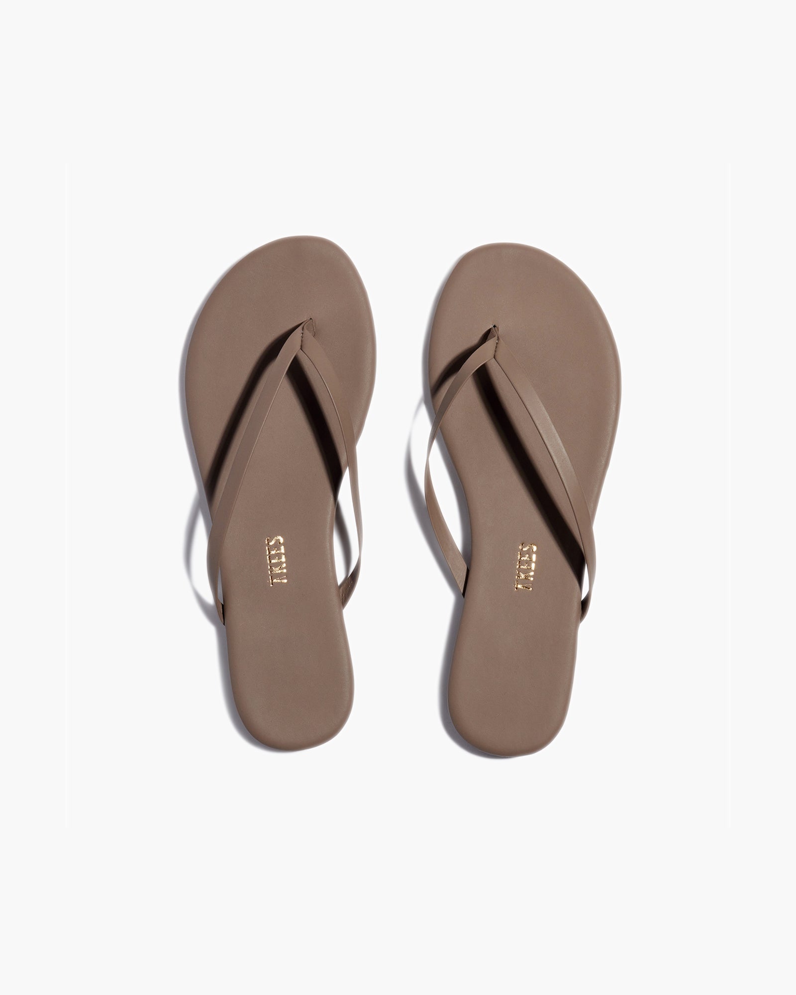 Brown Women's TKEES Lily Pigments Flip Flops | 496312-XTU