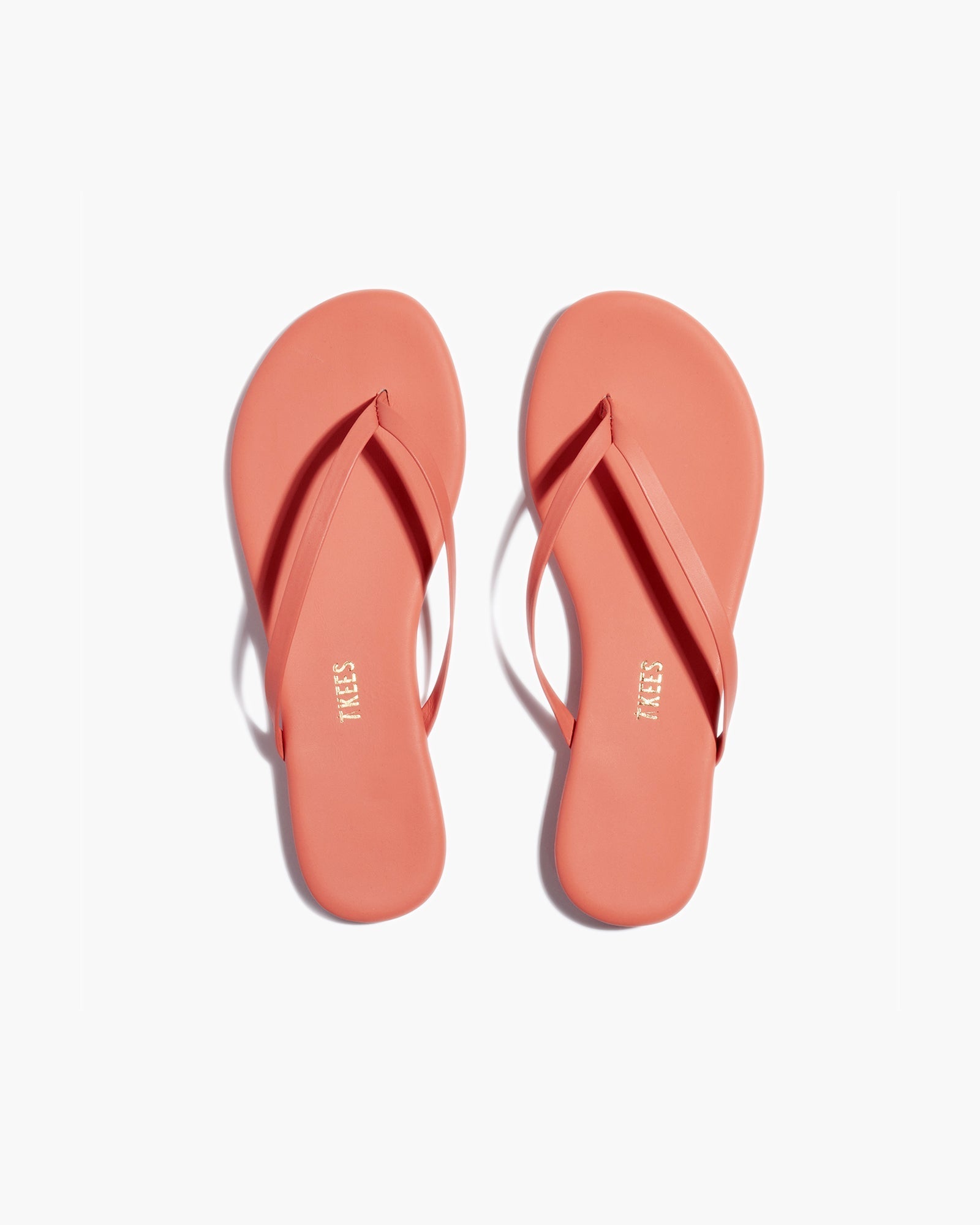 Orange Women's TKEES Lily Pigments Flip Flops | 925816-BXE