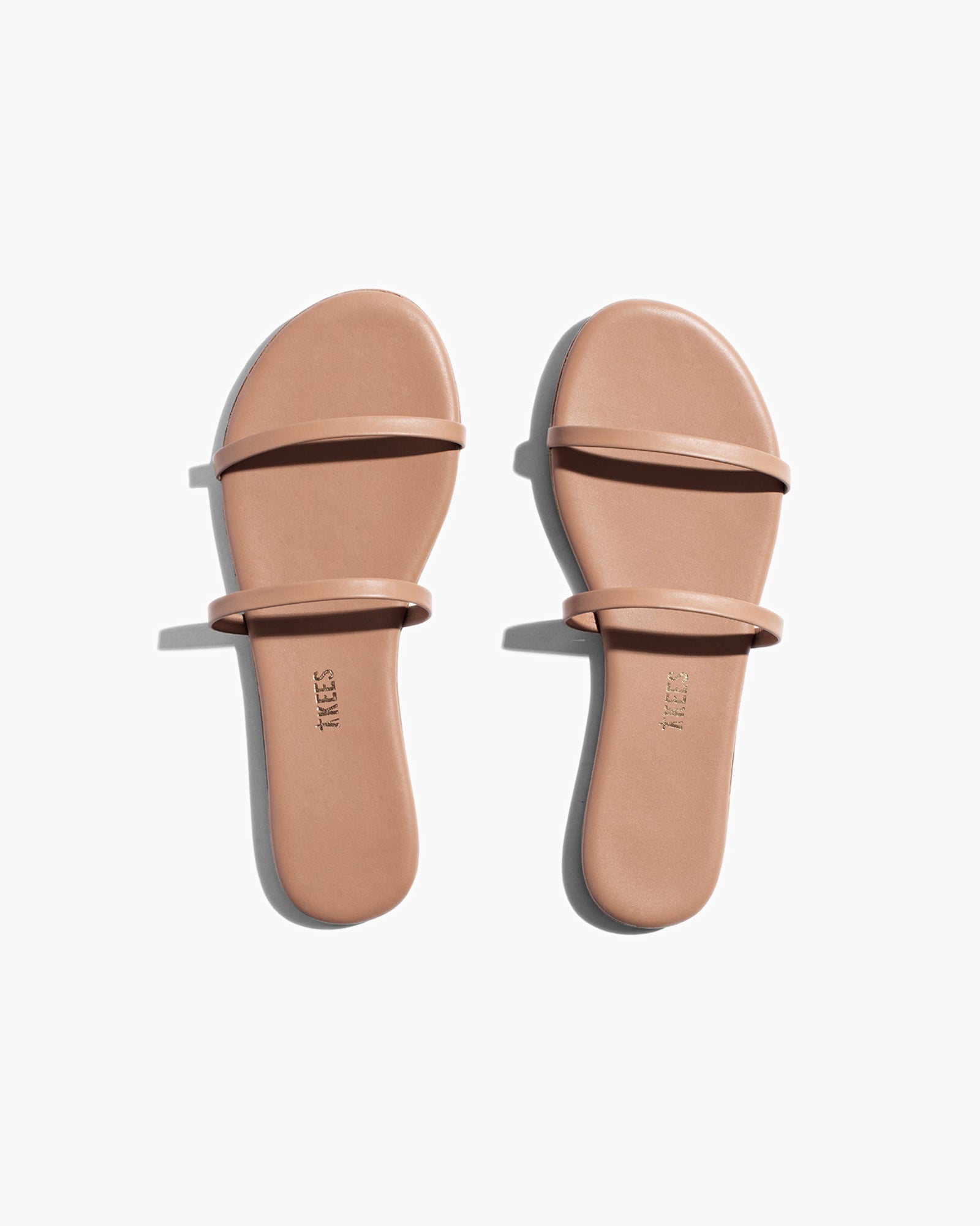 Rose Gold Women's TKEES Gemma Sandals | 106329-NRG