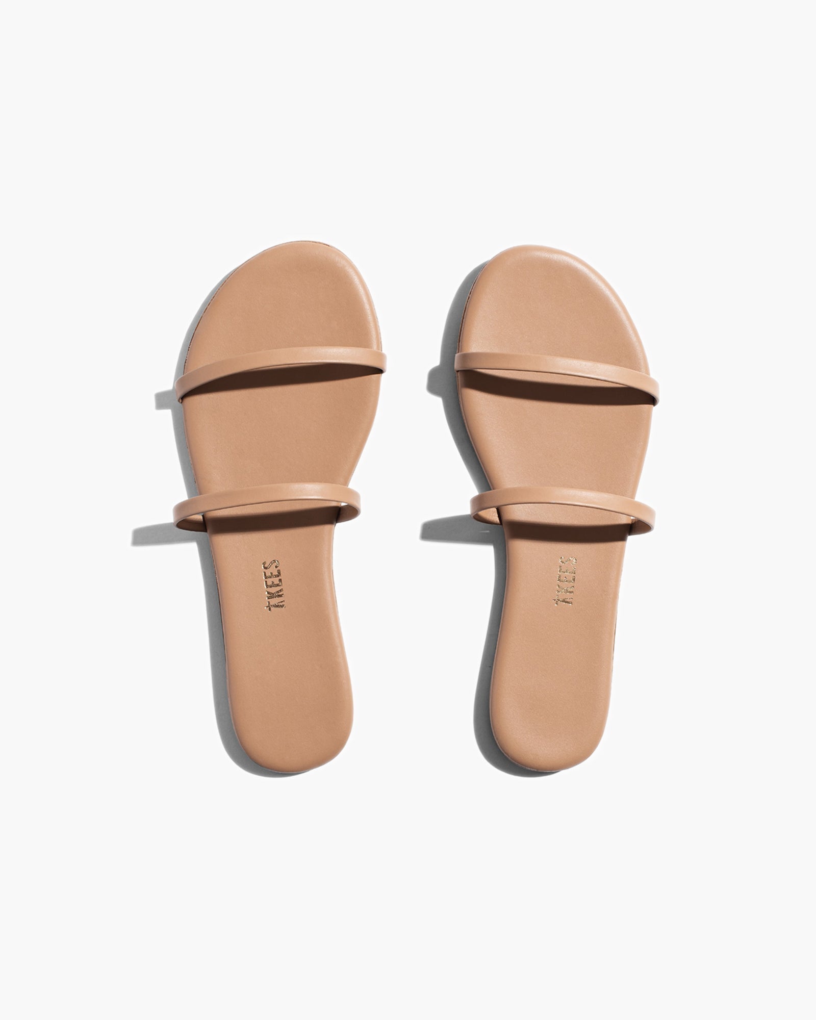 Rose Gold Women's TKEES Gemma Sandals | 217053-BJQ