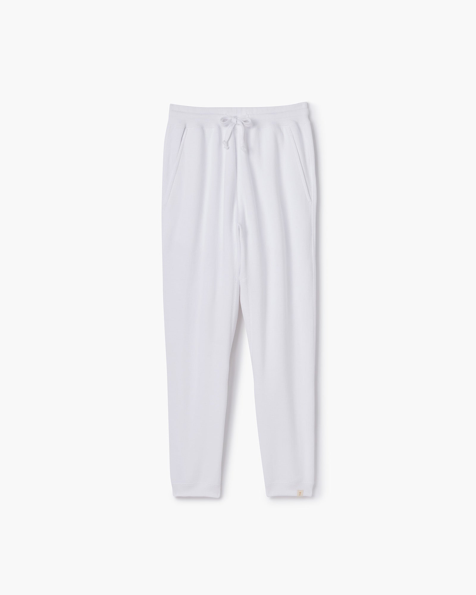 White Women's TKEES Warm Core Jogger | 409823-NXY